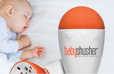 赤ちゃんとBaby Shusher（ベビーシュシャー）